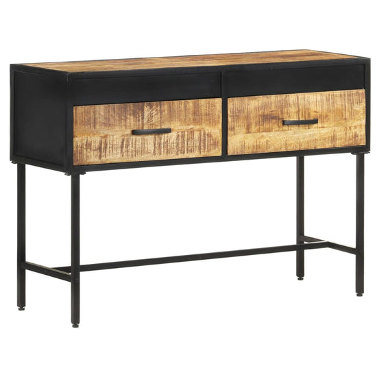 Wandtafel 110x35x75 cm ruw mangohout MeubelReus
