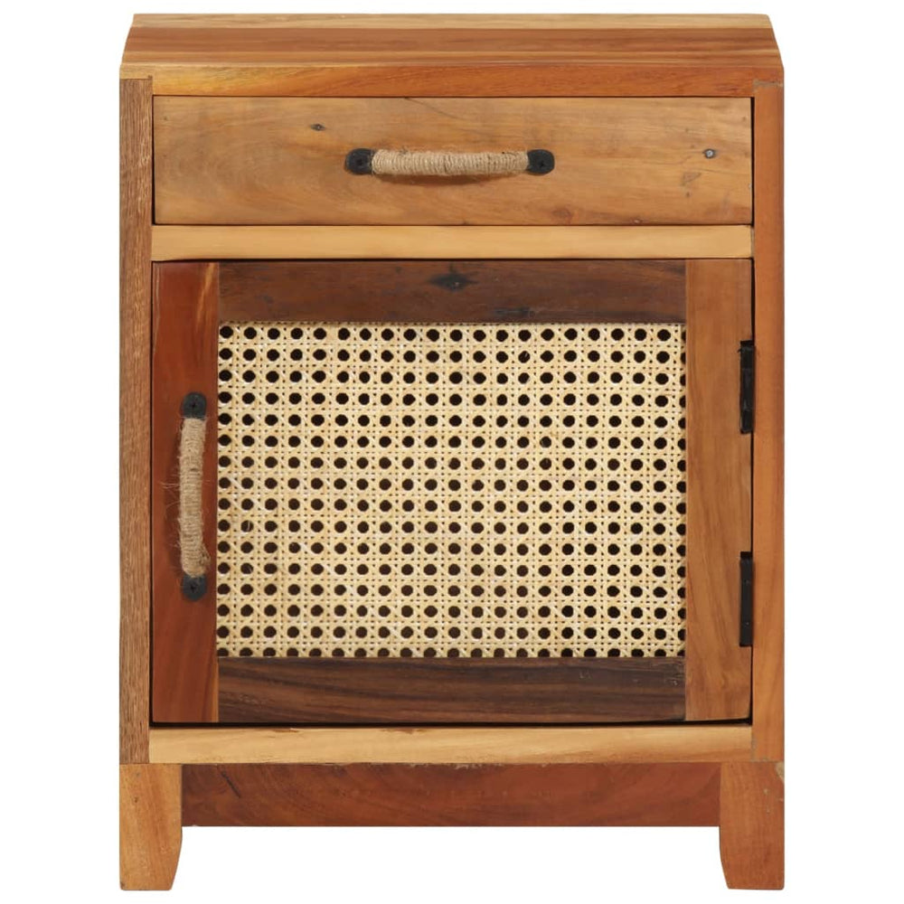 Nachtkastje 40x30x50 cm massief gerecycled hout MeubelReus