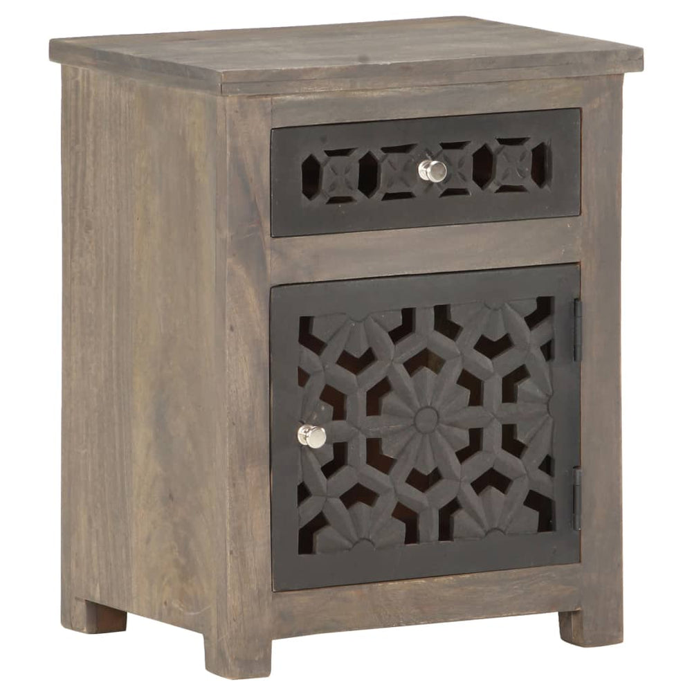 Nachtkastje 40x30x50 cm massief mangohout MeubelReus