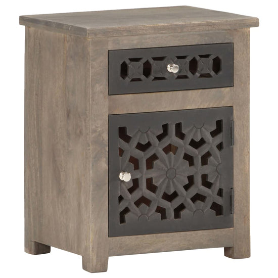 Nachtkastje 40x30x50 cm massief mangohout MeubelReus