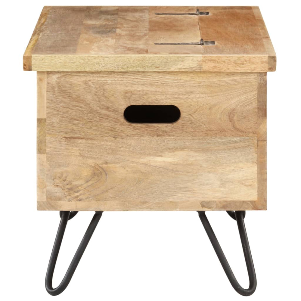 Opbergkist 90x40x45 cm massief mangohout MeubelReus