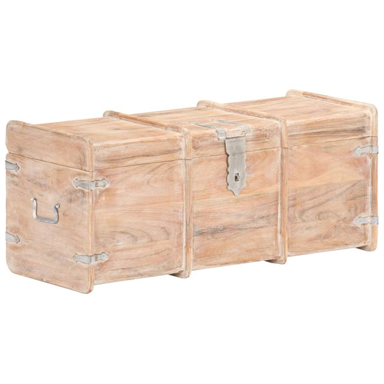 Opbergkist 90x40x40 cm massief acaciahout MeubelReus
