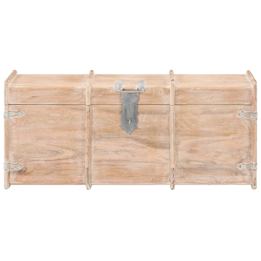 Opbergkist 90x40x40 cm massief acaciahout MeubelReus
