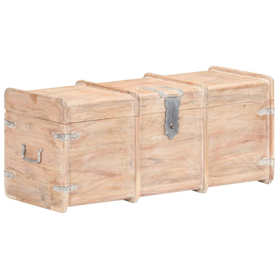 Opbergkist 90x40x40 cm massief acaciahout MeubelReus