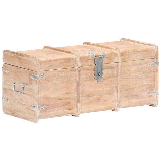 Opbergkist 90x40x40 cm massief acaciahout MeubelReus