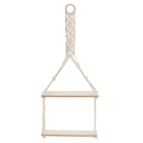 H&S Collection Wandrek met touwdecoratie 30x10x66 cm MeubelReus