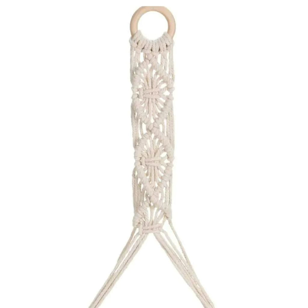 H&S Collection Wandrek met touwdecoratie 30x10x66 cm MeubelReus