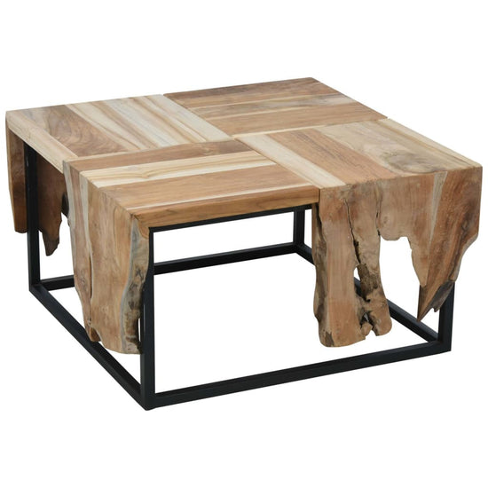 Ambiance Bijzettafel 65x65x35 cm teakhout MeubelReus