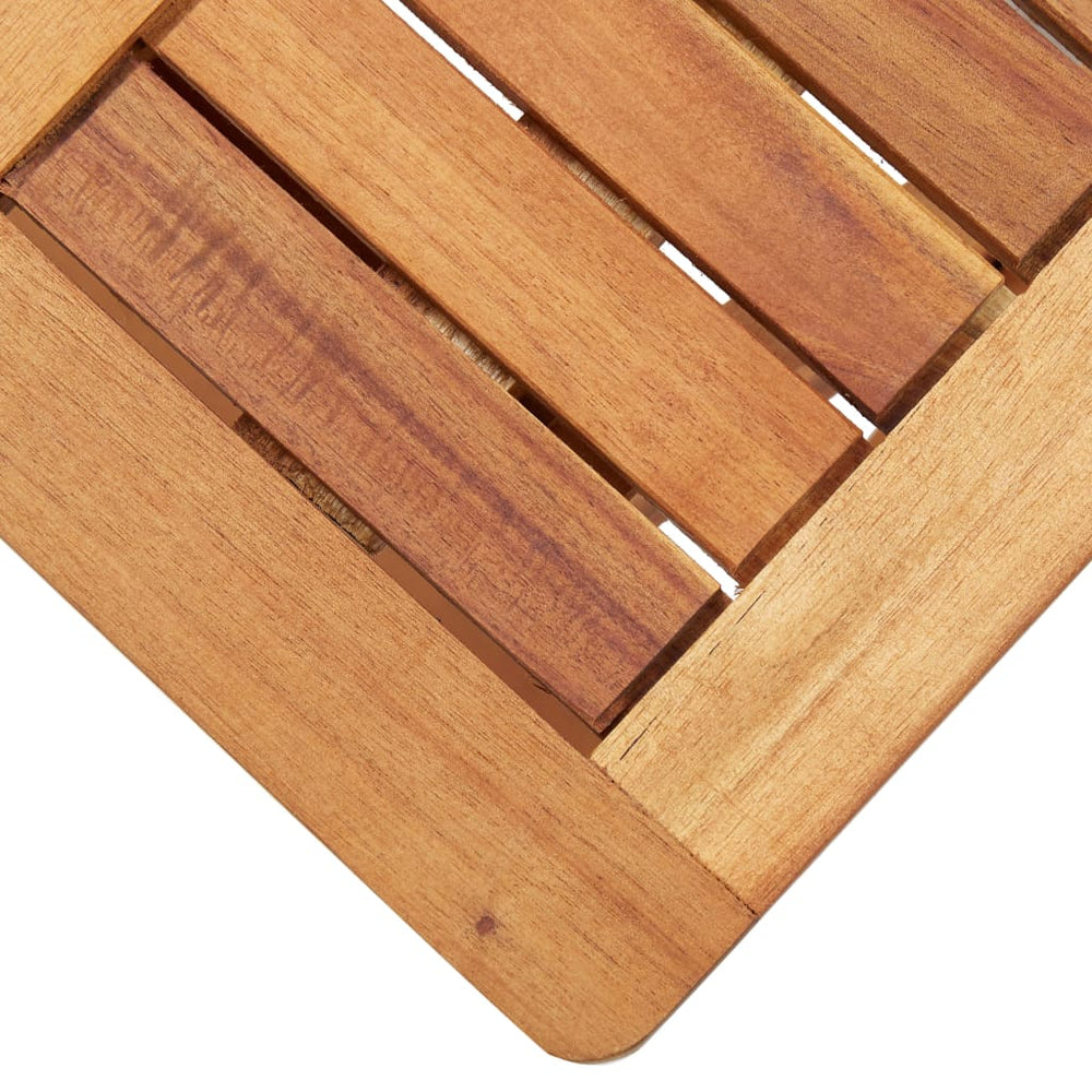 Ligbedden 2 st met tafel poly rattan en massief acaciahout MeubelReus