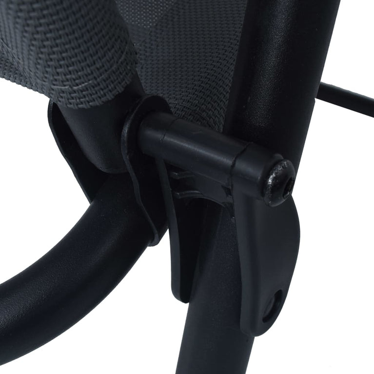 3-delige Bistroset staal grijs MeubelReus