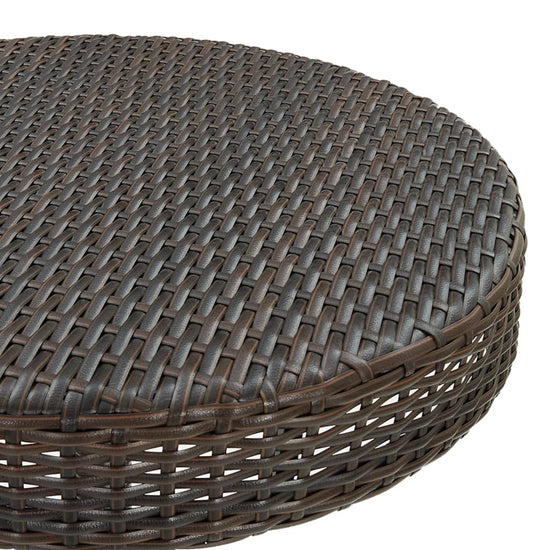 Tuintafel 75,5x106 cm poly rattan bruin MeubelReus