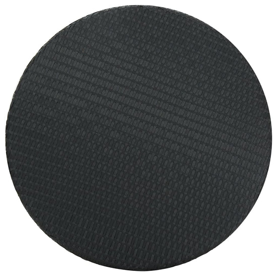 Tuintafel 75,5x106 cm poly rattan zwart MeubelReus