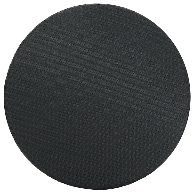 Tuintafel 75,5x106 cm poly rattan zwart MeubelReus