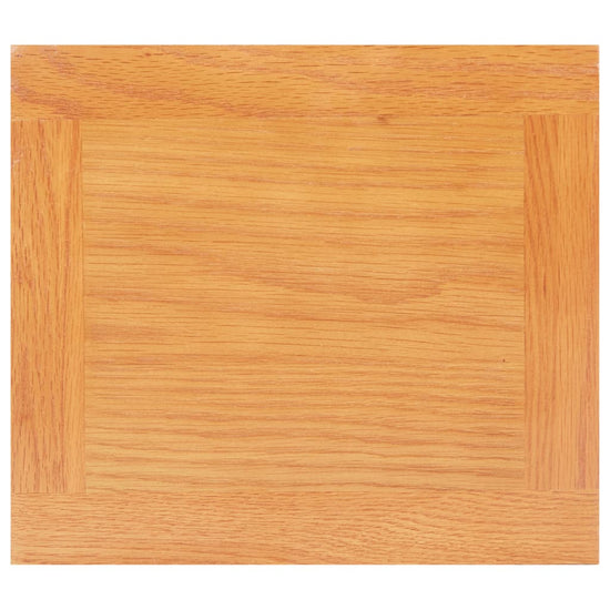 Bijzettafel 27x24x55 cm massief eikenhout MeubelReus