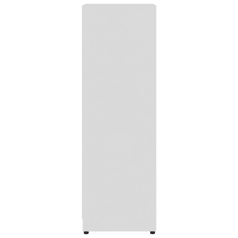 Badkamerkast 30x30x95 cm spaanplaat hoogglans wit MeubelReus