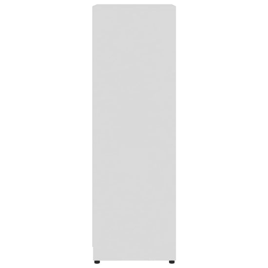 Badkamerkast 30x30x95 cm spaanplaat hoogglans wit MeubelReus