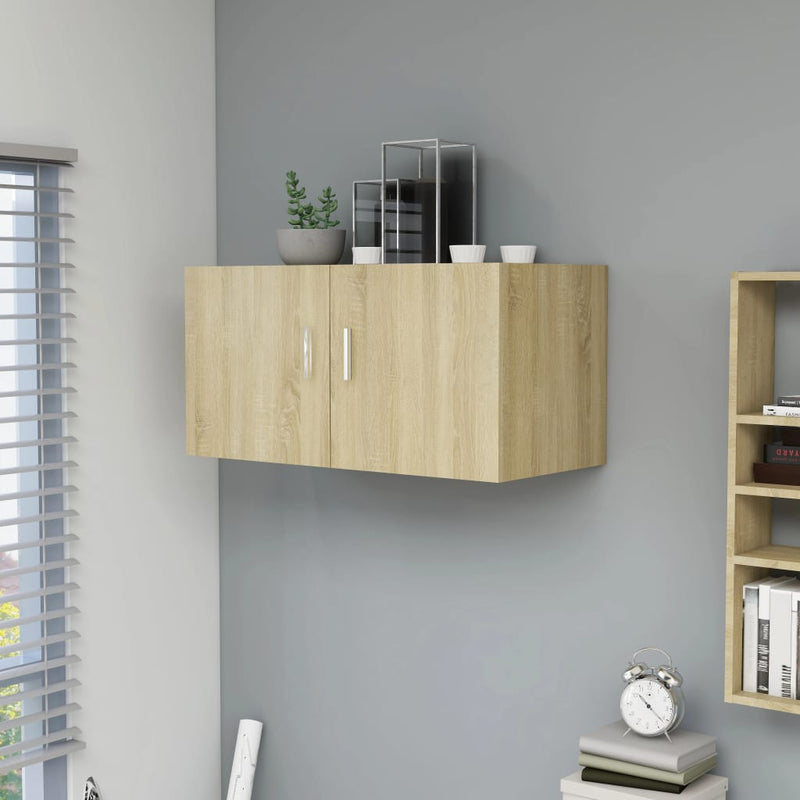 Hangkast 80x39x40 cm spaanplaat sonoma eikenkleurig MeubelReus