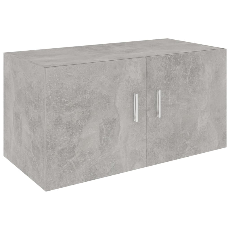 Hangkast 80x39x40 cm spaanplaat betongrijs MeubelReus
