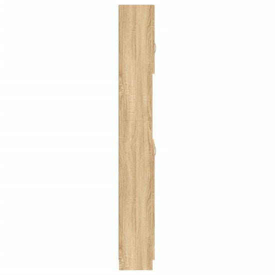 Badkamerkast 32x25,5x190 cm spaanplaat sonoma eikenkleurig MeubelReus