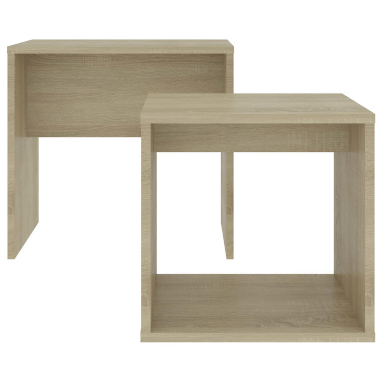 Salontafelset 48x30x45 cm spaanplaat sonoma eikenkleurig MeubelReus