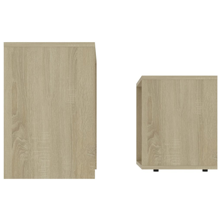 Salontafelset 48x30x45 cm spaanplaat sonoma eikenkleurig MeubelReus