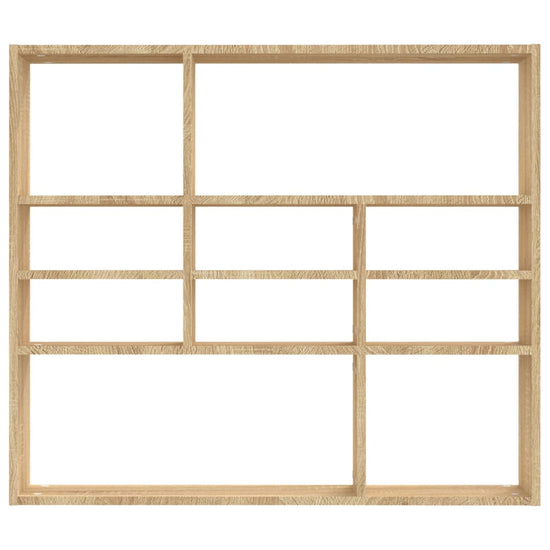 Wandschap 90x16x78 cm spaanplaat sonoma eikenkleurig MeubelReus