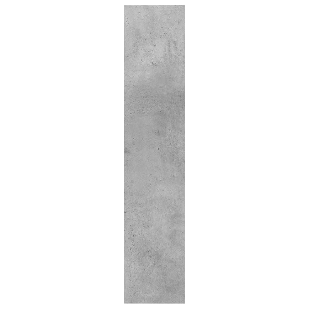 Wandschap 90x16x78 cm spaanplaat betongrijs MeubelReus