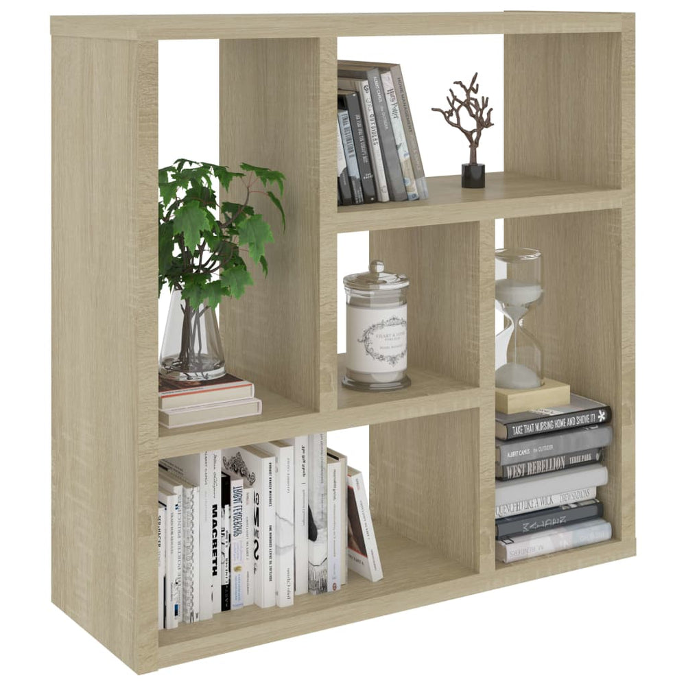 Wandschap 45,1x16x45,1 cm spaanplaat sonoma eikenkleurig MeubelReus