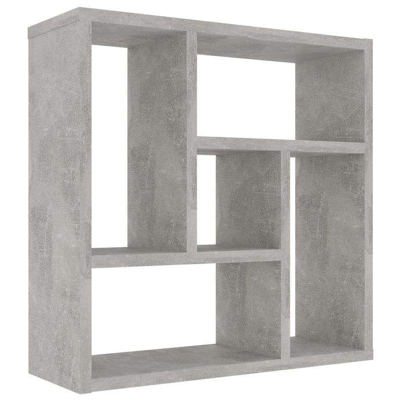 Wandschap 45,1x16x45,1 cm spaanplaat betongrijs