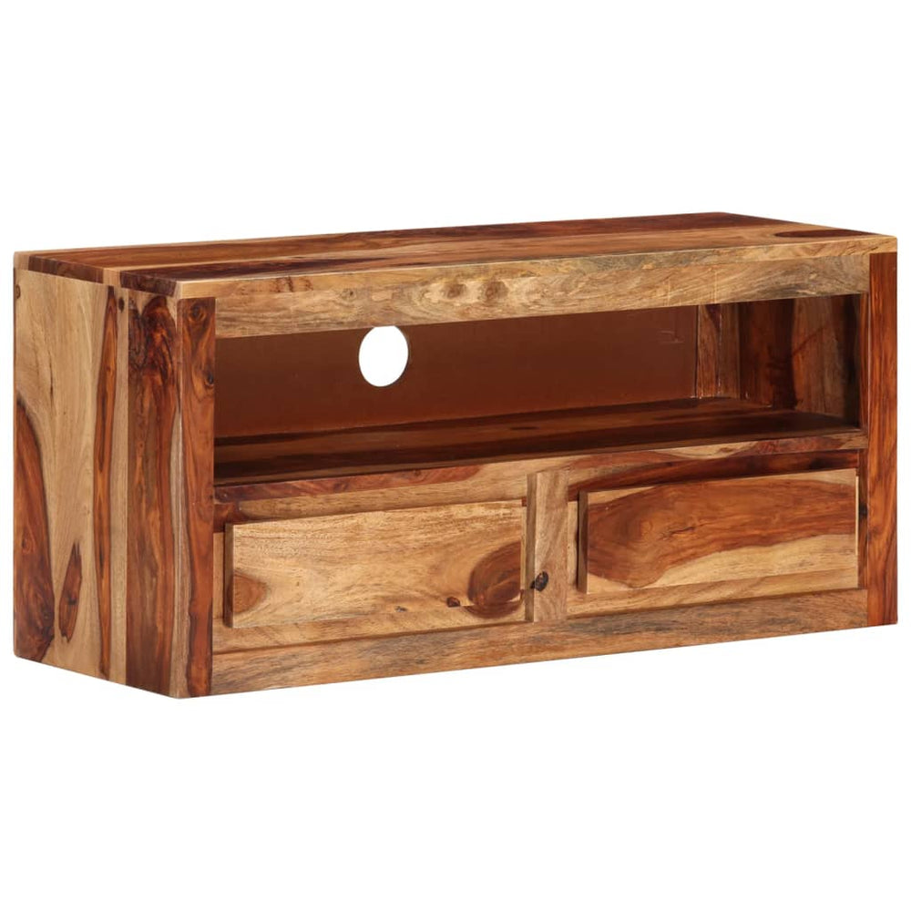 Tv-meubel 88x30x40 cm massief sheeshamhout MeubelReus