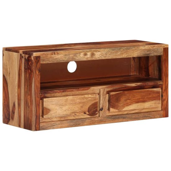 Tv-meubel 88x30x40 cm massief sheeshamhout MeubelReus
