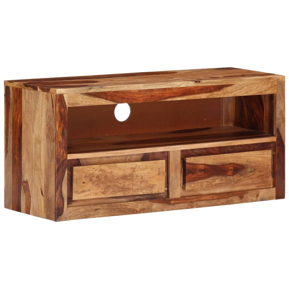 Tv-meubel 88x30x40 cm massief sheeshamhout MeubelReus
