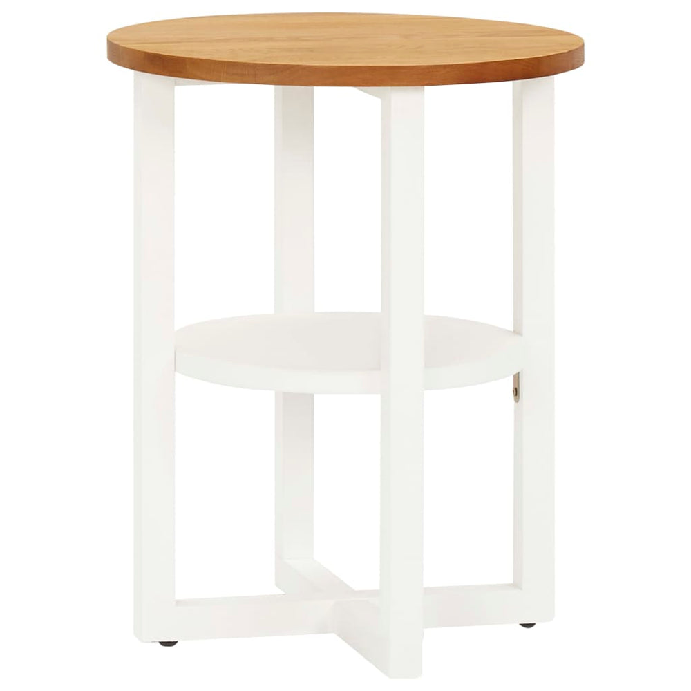 Bijzettafel 40x50 cm massief eikenhout MeubelReus