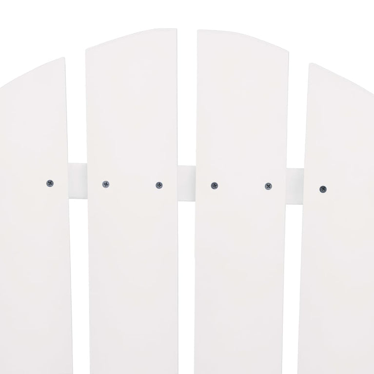 Tuinstoelen Adirondack met tafeltje massief vurenhout wit MeubelReus