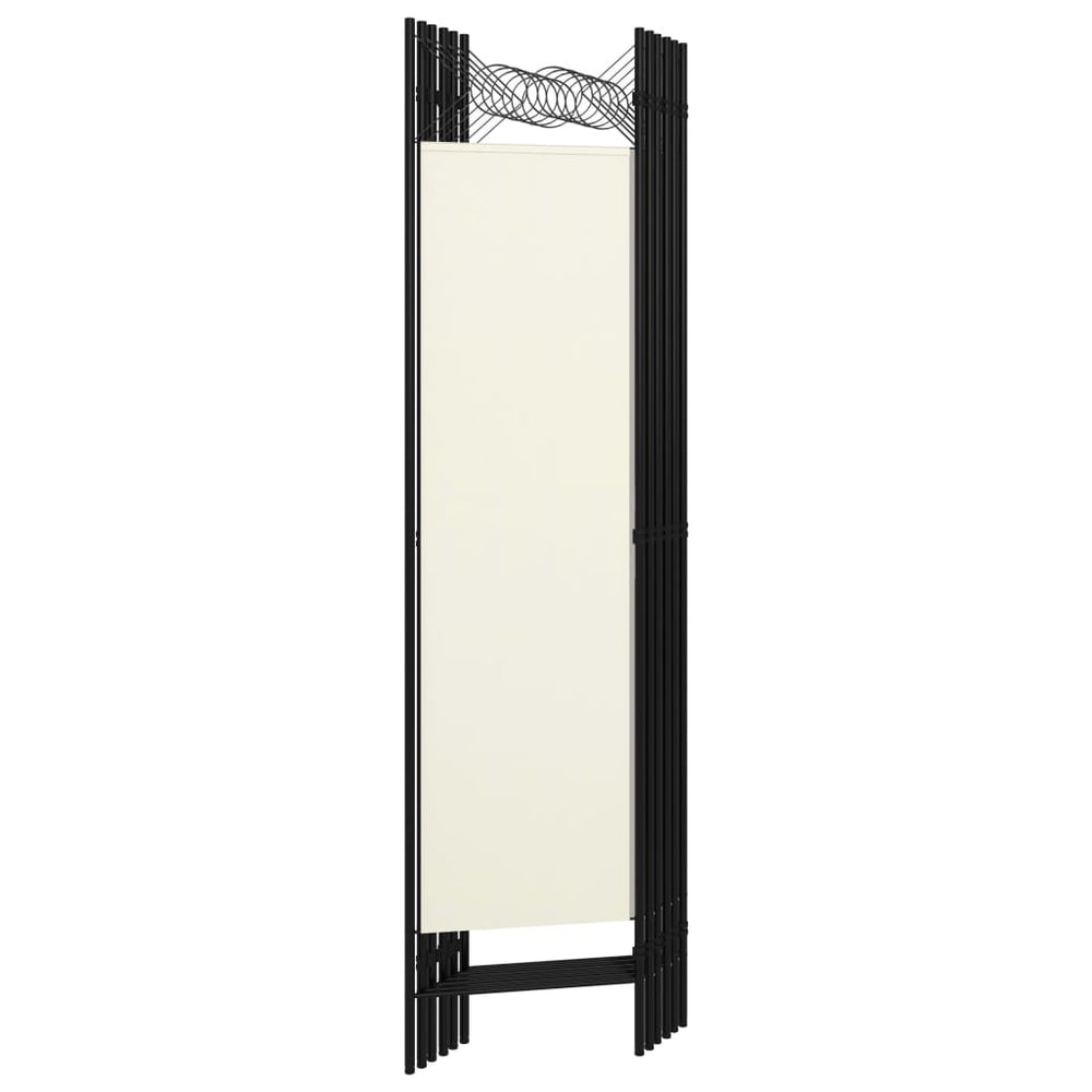 Kamerscherm met 6 panelen 240x180 cm crèmewit MeubelReus