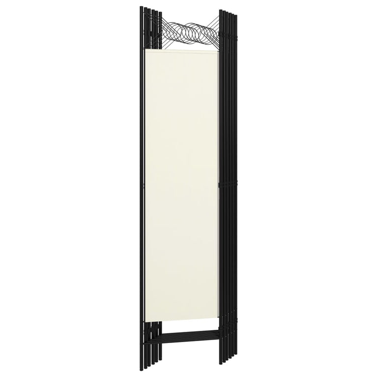 Kamerscherm met 6 panelen 240x180 cm crèmewit MeubelReus