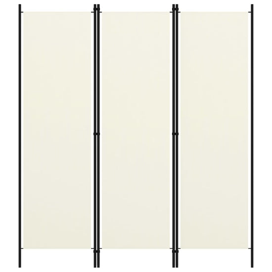 Kamerscherm met 3 panelen 150x180 cm crèmewit MeubelReus
