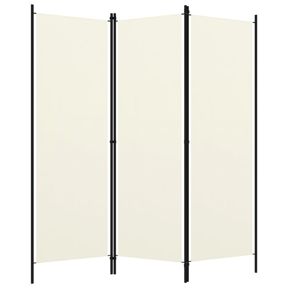 Kamerscherm met 3 panelen 150x180 cm crèmewit MeubelReus