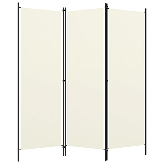 Kamerscherm met 3 panelen 150x180 cm crèmewit MeubelReus