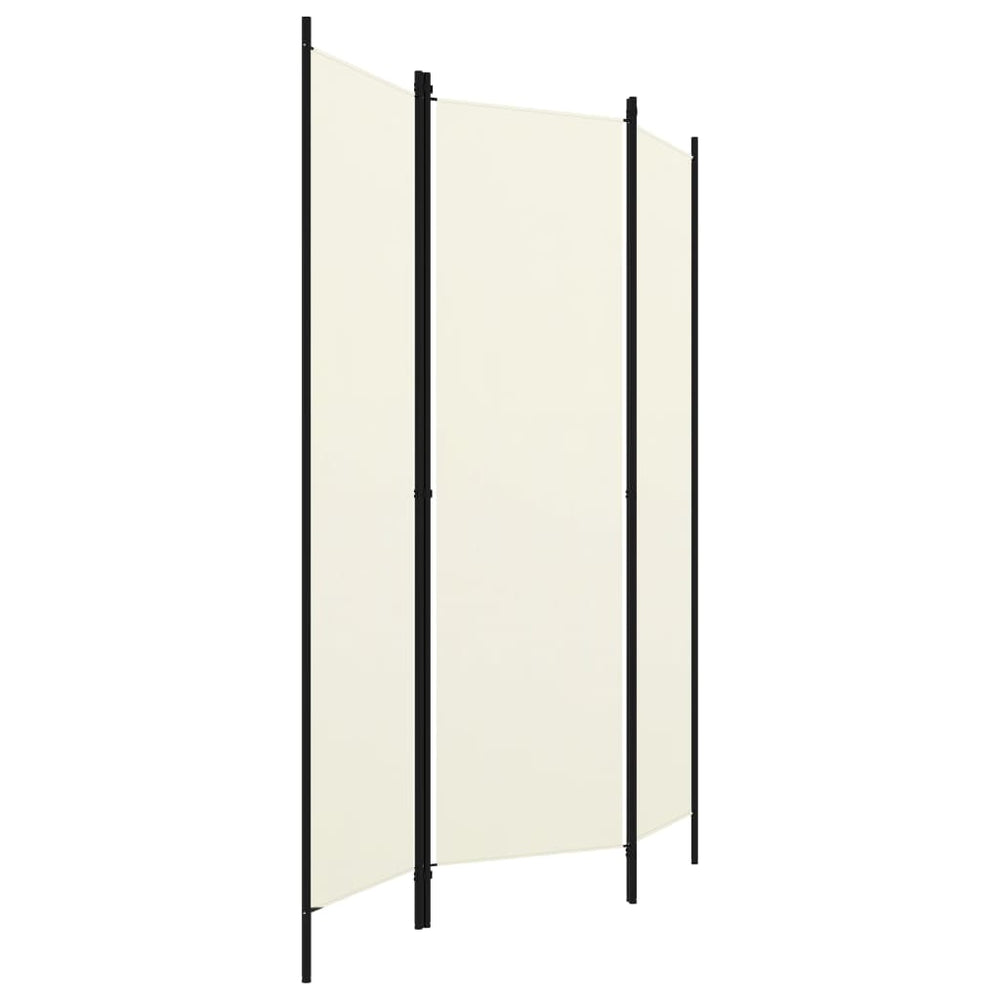 Kamerscherm met 3 panelen 150x180 cm crèmewit MeubelReus