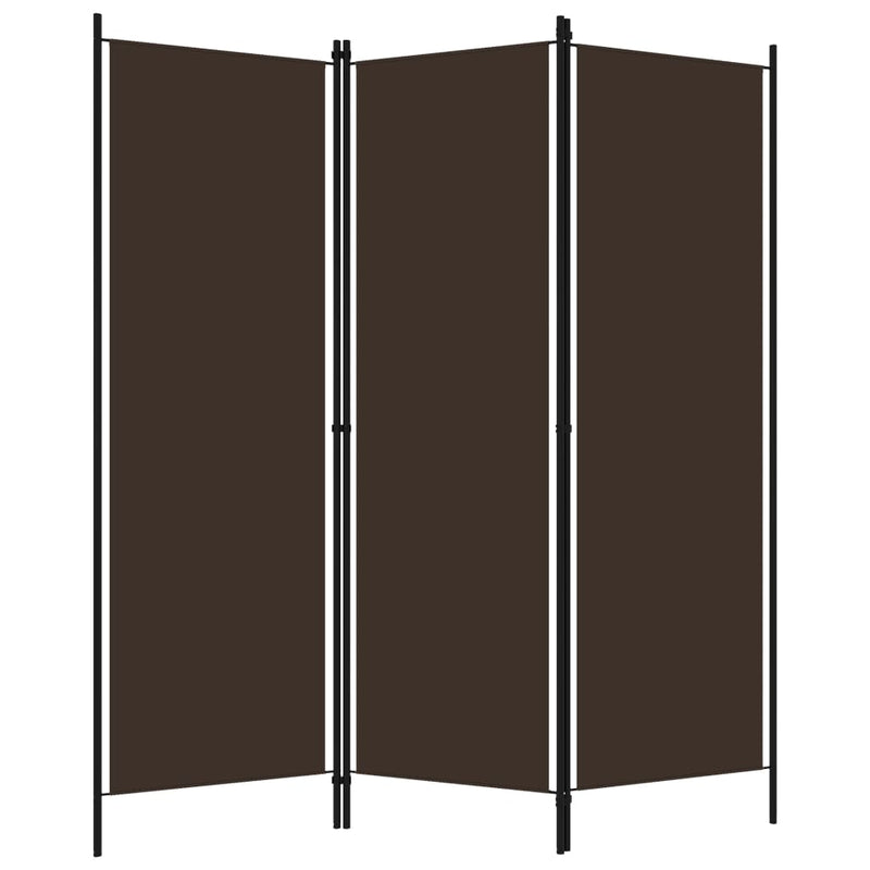 Kamerscherm met 3 panelen 150x180 cm bruin MeubelReus