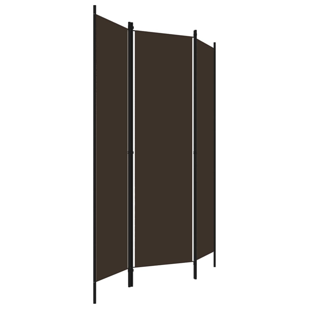 Kamerscherm met 3 panelen 150x180 cm bruin MeubelReus