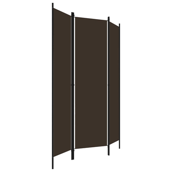 Kamerscherm met 3 panelen 150x180 cm bruin MeubelReus