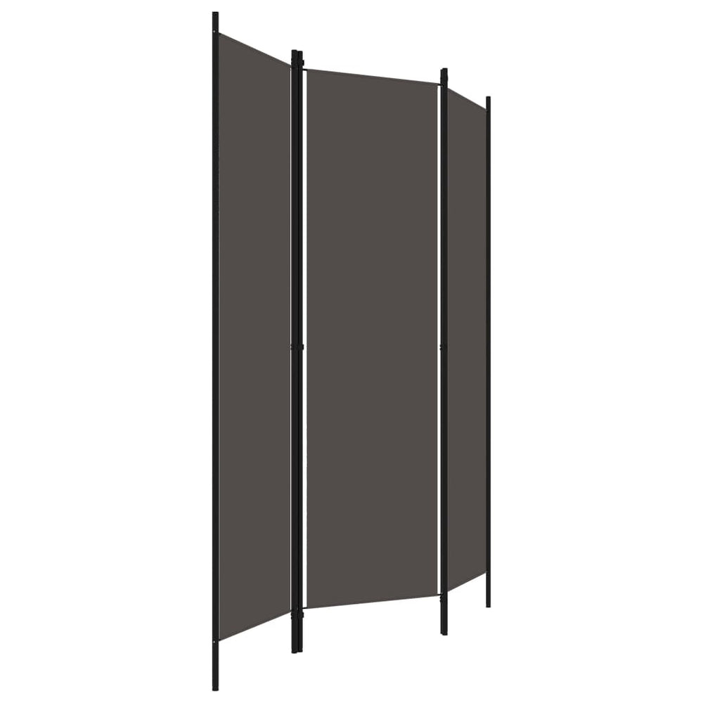 Kamerscherm met 3 panelen 150x180 cm antraciet MeubelReus