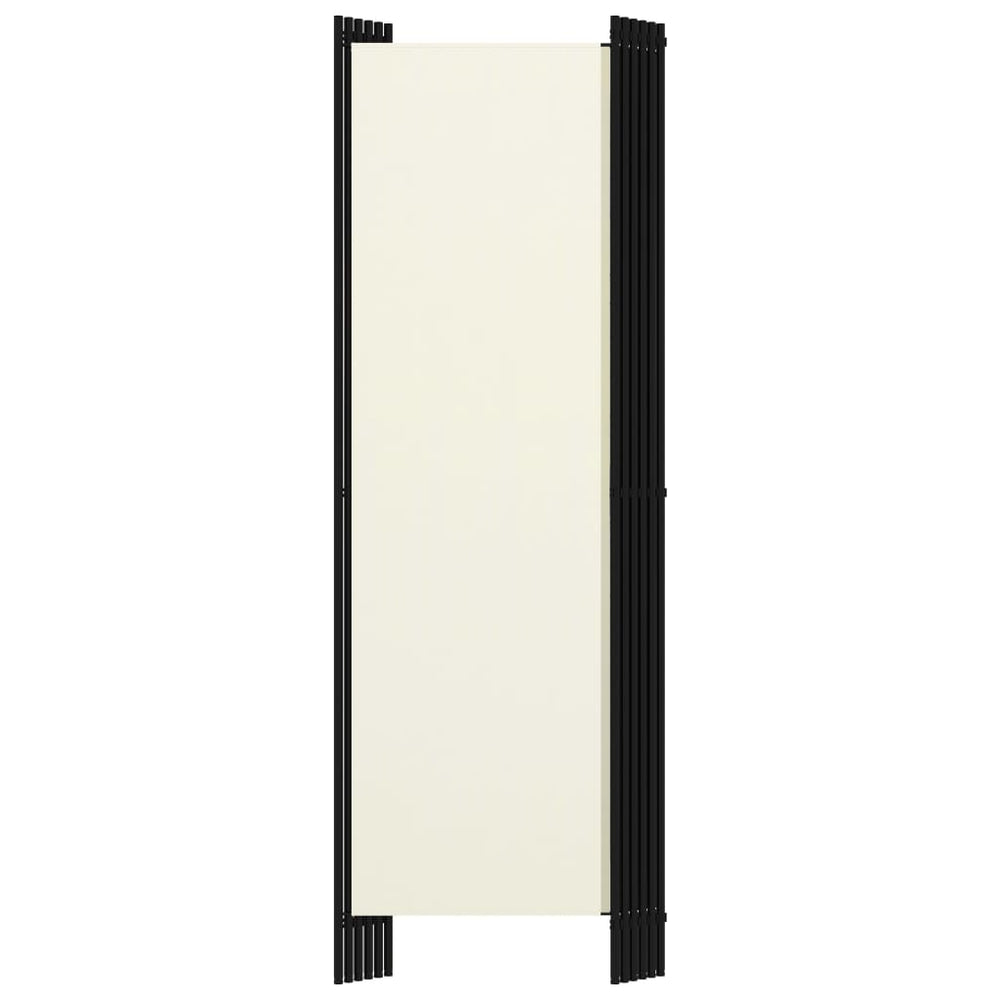 Kamerscherm met 6 panelen 300x180 cm crèmewit MeubelReus