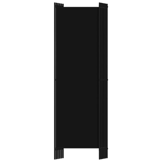 Kamerscherm met 6 panelen 300x180 cm zwart MeubelReus