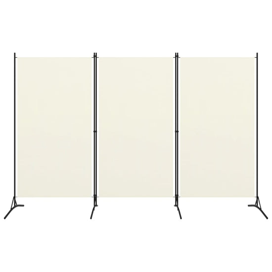 Kamerscherm met 3 panelen 260x180 cm crèmewit MeubelReus