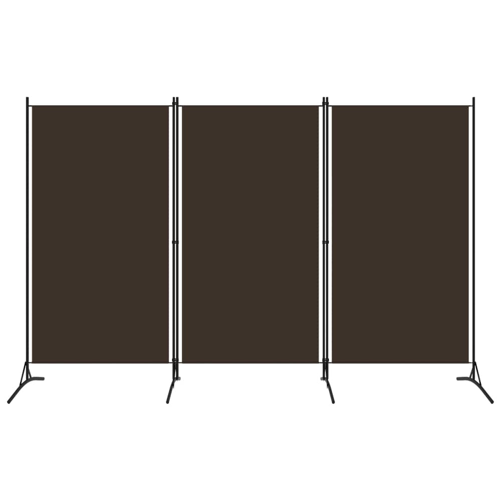 Kamerscherm met 3 panelen 260x180 cm bruin MeubelReus