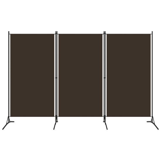 Kamerscherm met 3 panelen 260x180 cm bruin MeubelReus