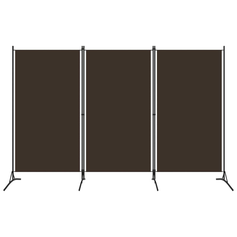 Kamerscherm met 3 panelen 260x180 cm bruin MeubelReus